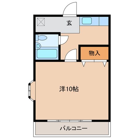 コーポ穂喜Ⅱの物件間取画像